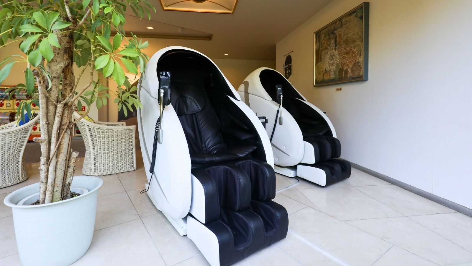 【マッサージ機】本格マッサージ機で旅の疲れをリセット