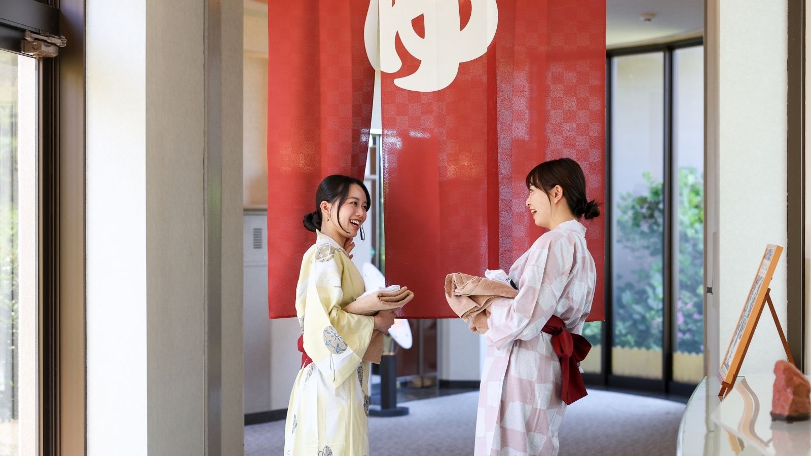 【大浴場】湯上りの笑顔あふれる、癒しの温泉タイムへ。