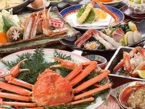 【山陰の冬の味覚】タグ付きの活松葉がにが2杯相当付き♪♪★松葉がに尽くし会席プラン★