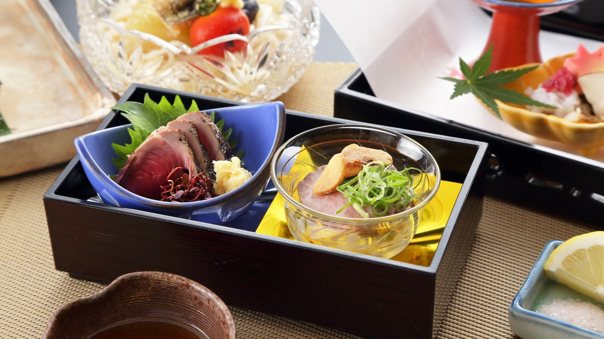【スタンダード2食付・小倉山】JR駅前・朝イチからの嵐山観光もスムーズ！夜は京の創作会席に舌鼓