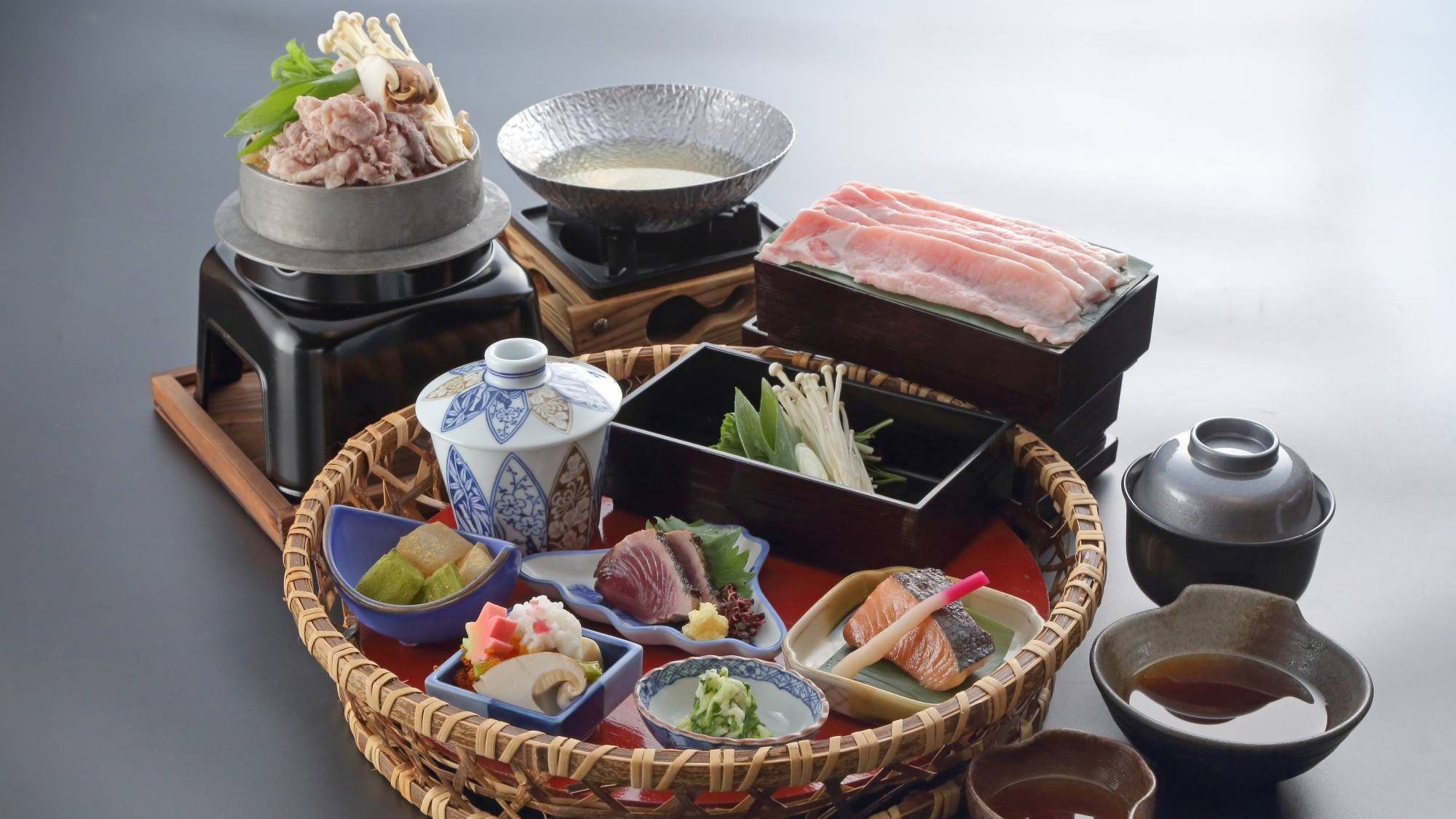 【選べる釜めし・2食付】季節替わりの釜めしをお好みで楽しむ＜釜めし御膳＞