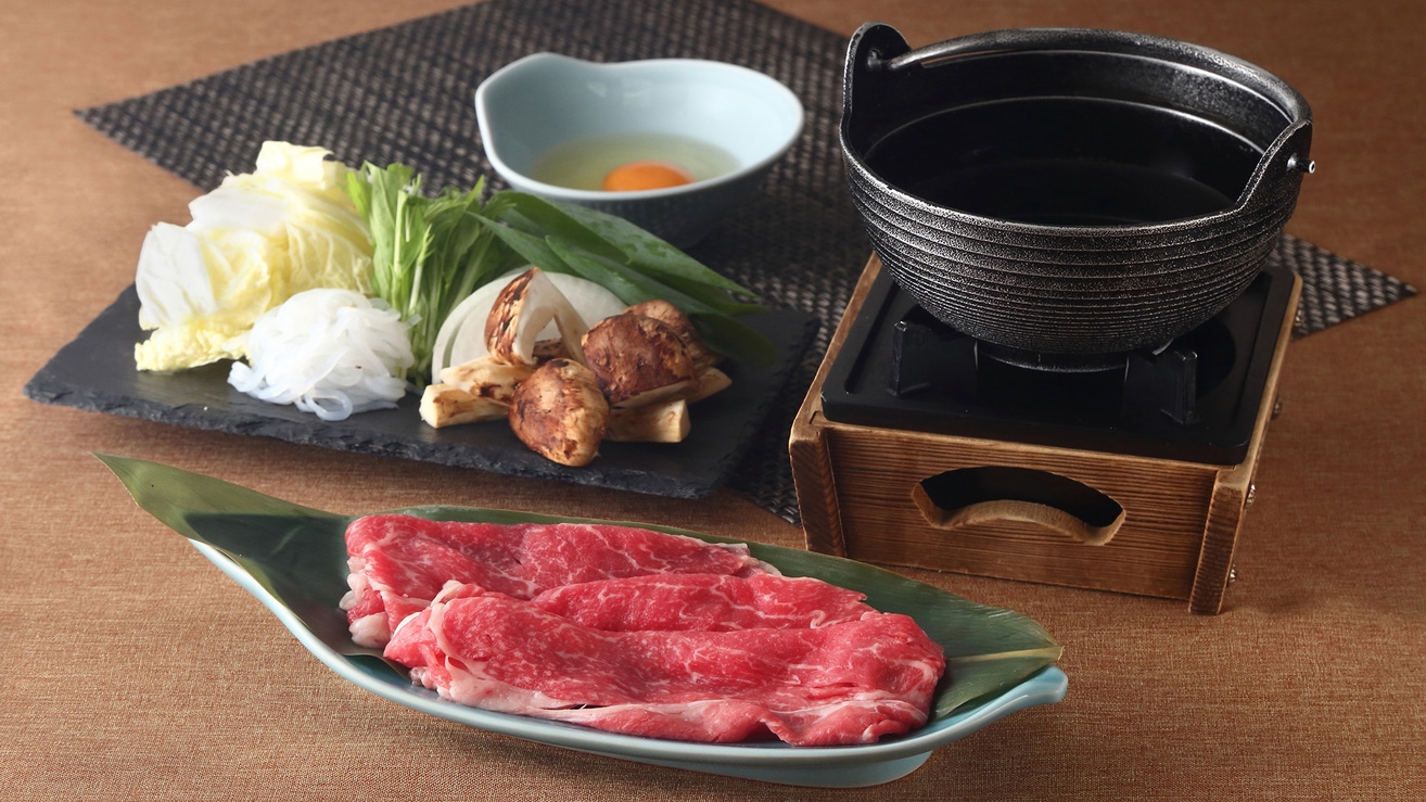 【期間限定】秋の味覚を堪能！松茸、京都牛すき焼き会席【2食付】