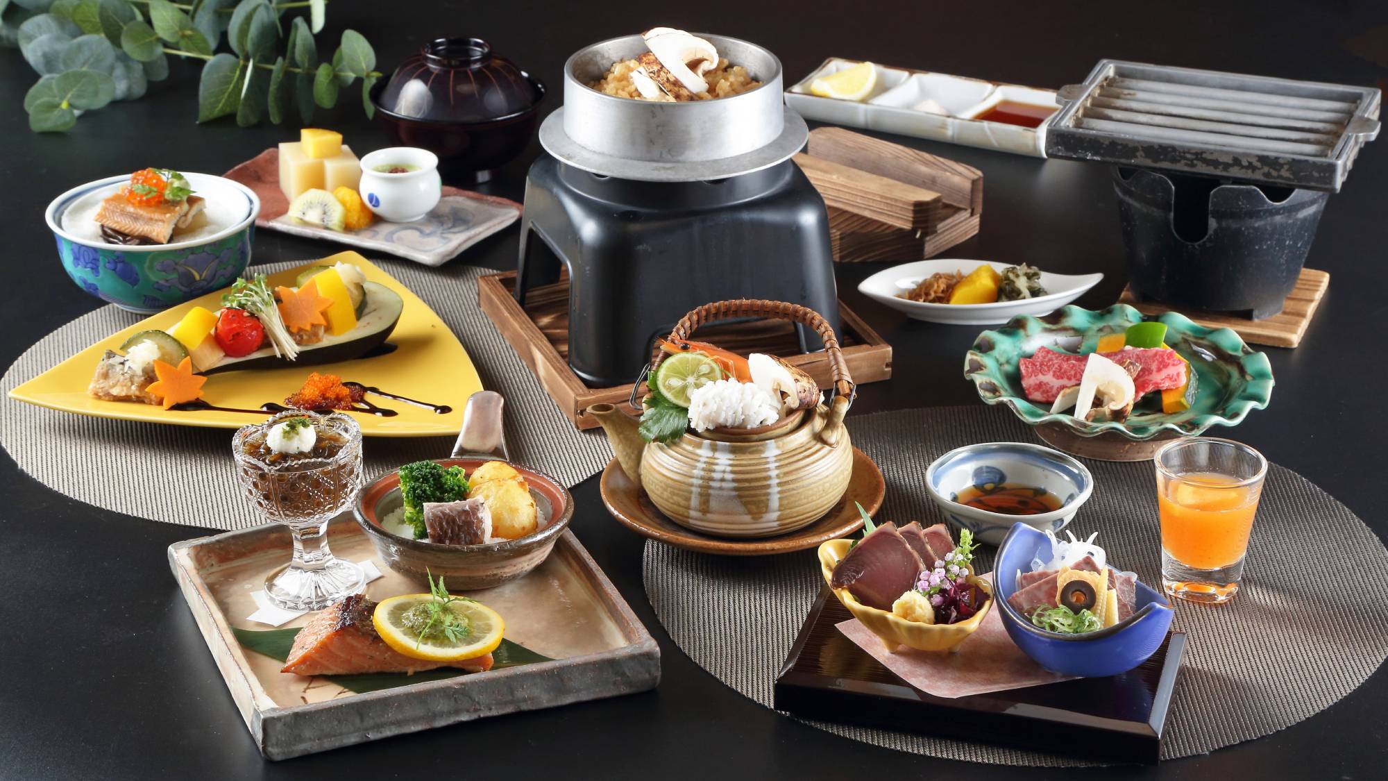 夕食一例/京の創作会席料【秋】小倉山