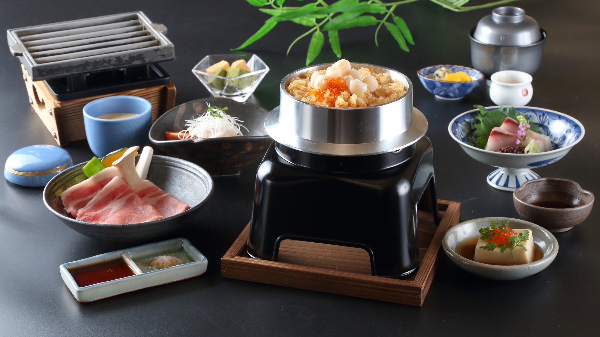 釜めし御膳【夕食】ホタテ