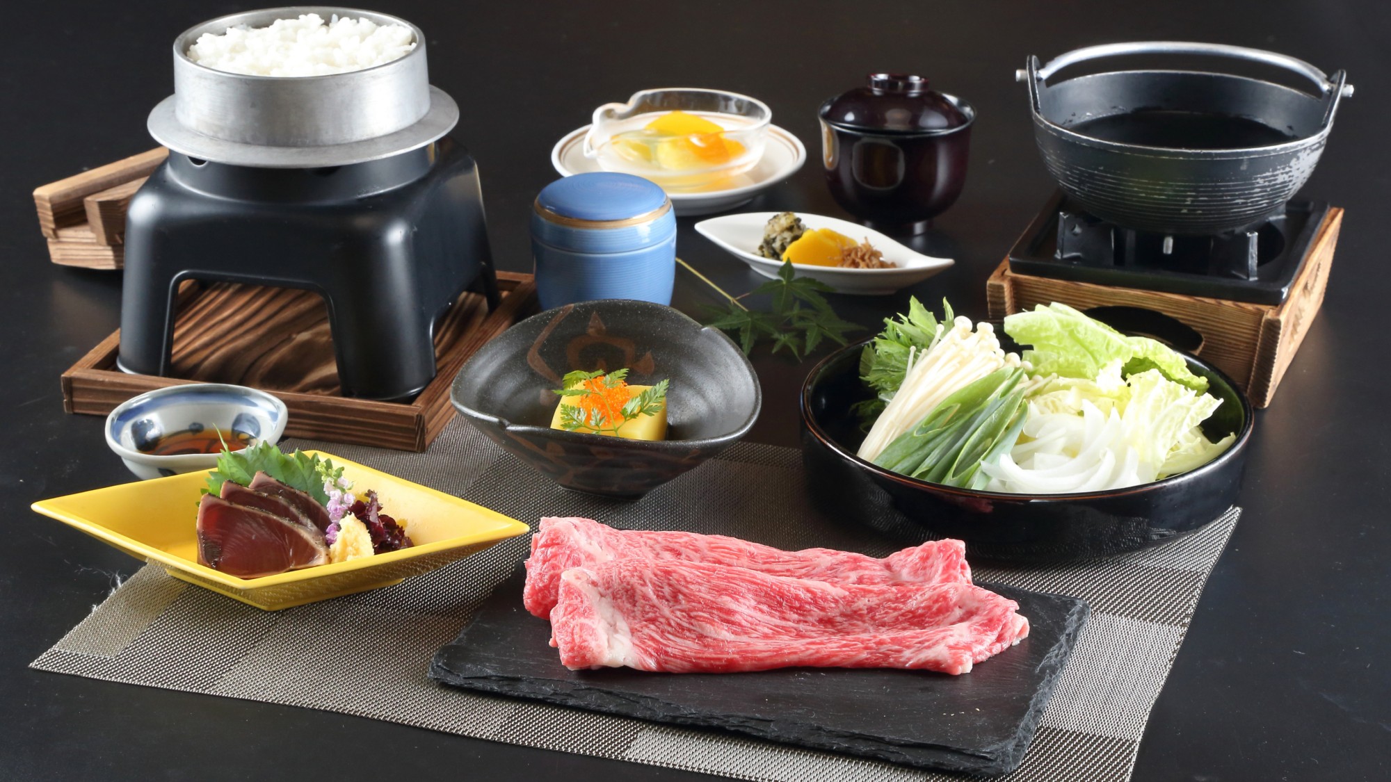 京都牛すき焼き膳