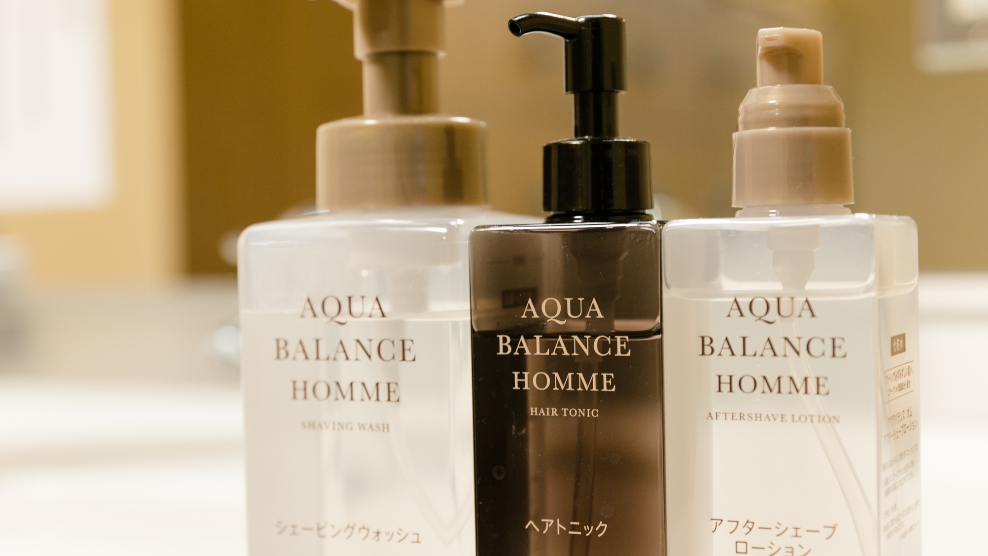 ・【男性用大浴場アメニティ】シェービングからヘアケアまで、アメニティが充実しています