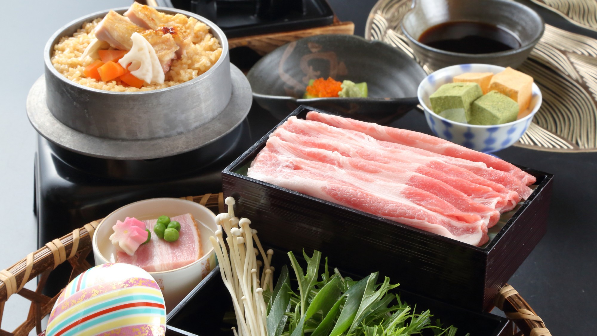 夕食一例／釜めし御膳【春】京丹波あじわいどり