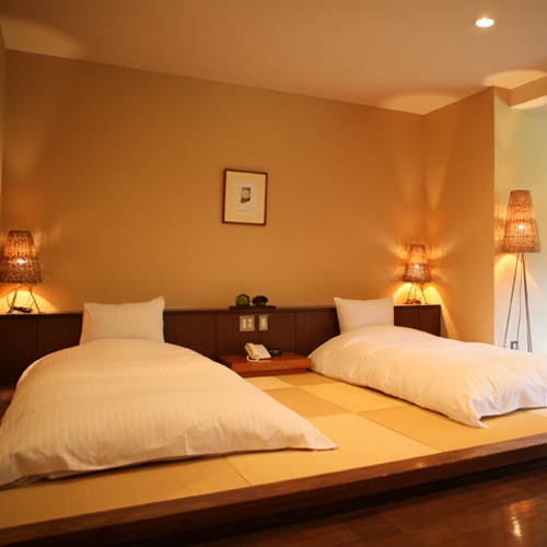[Asian resort style Japanese-Western room "Akane"] The Asian-style interior creates a comfortable atmosphere.