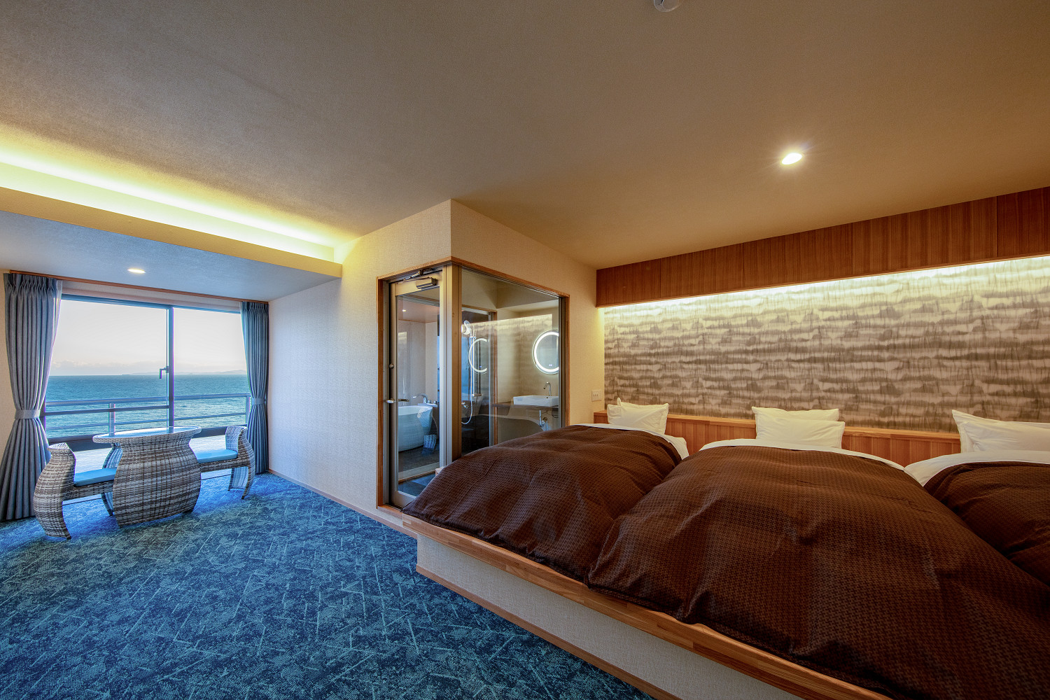 半露天風呂ツインルーム客室