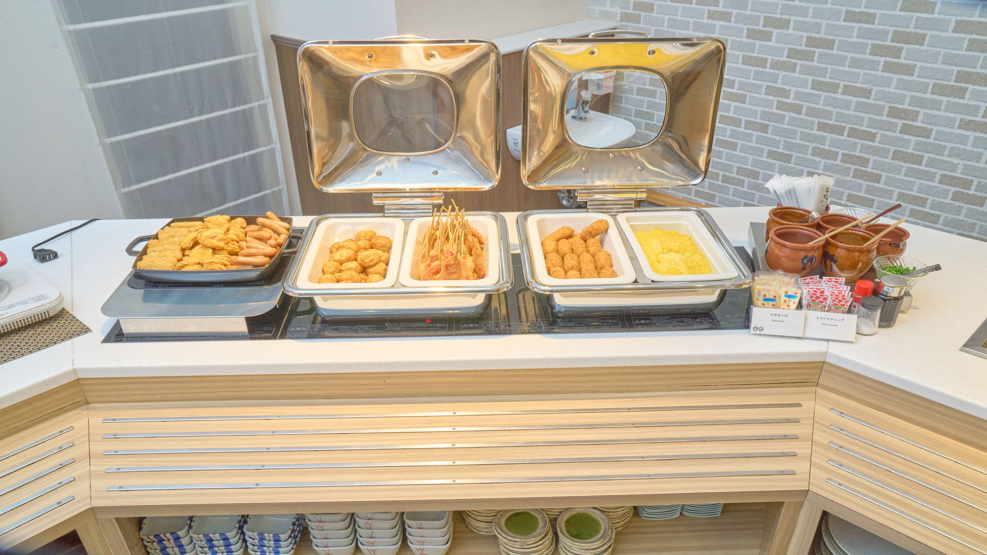 定番のスクランブルエッグなどもご用意！