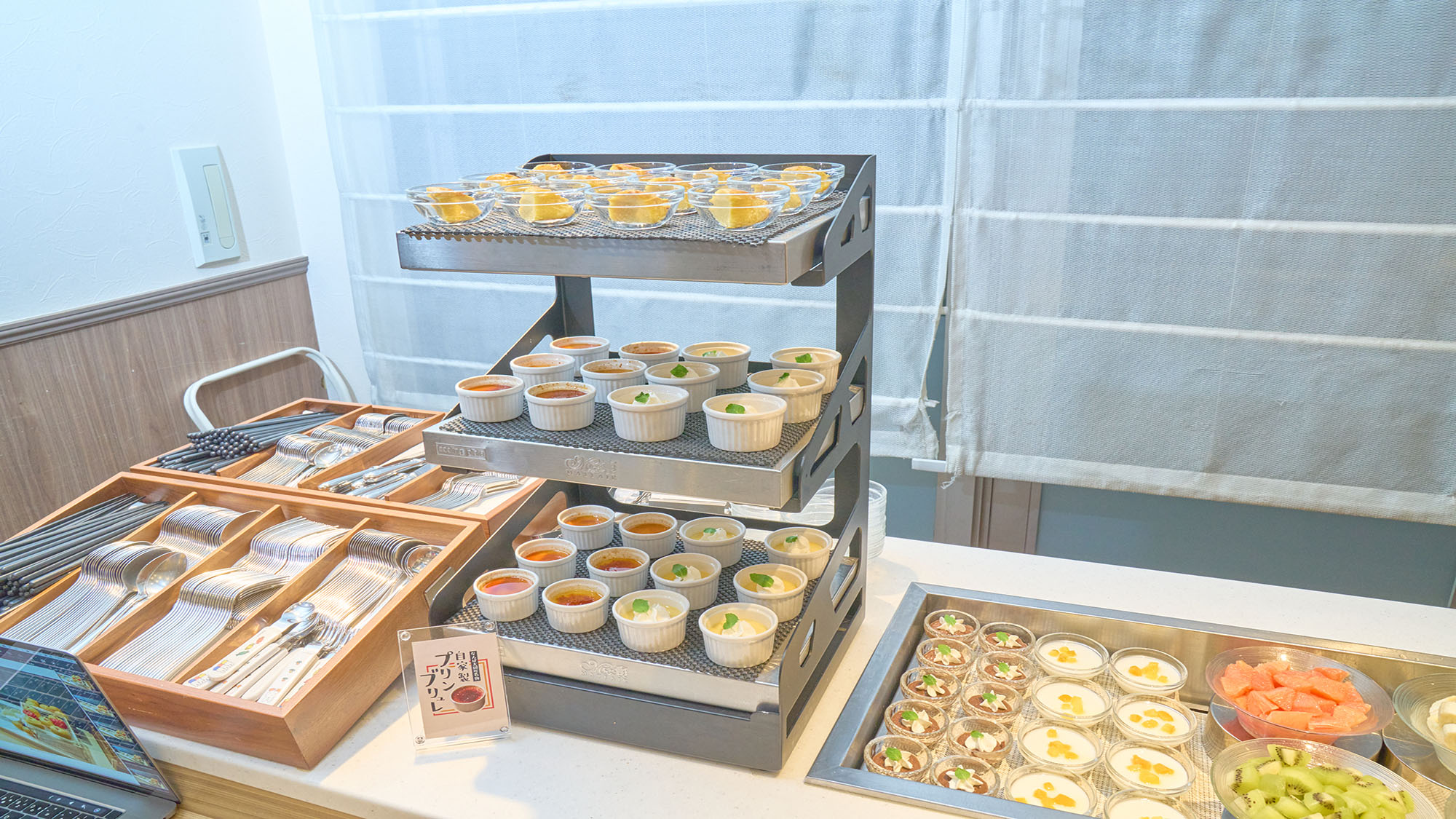 自家製デザートをご用意♪