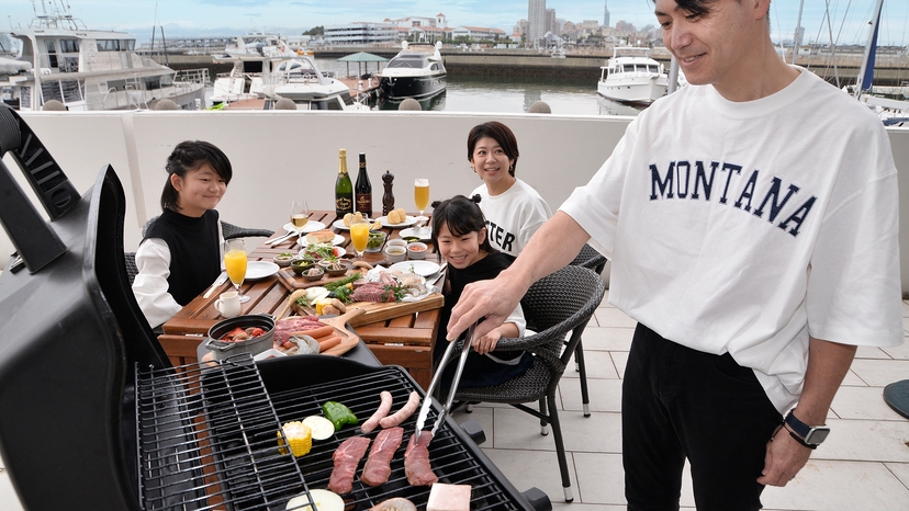 【8/15限定】〜花火大会×BBQ〜 ☆HOTに焼いてCOOLに楽しむハーバービューBBQプラン☆