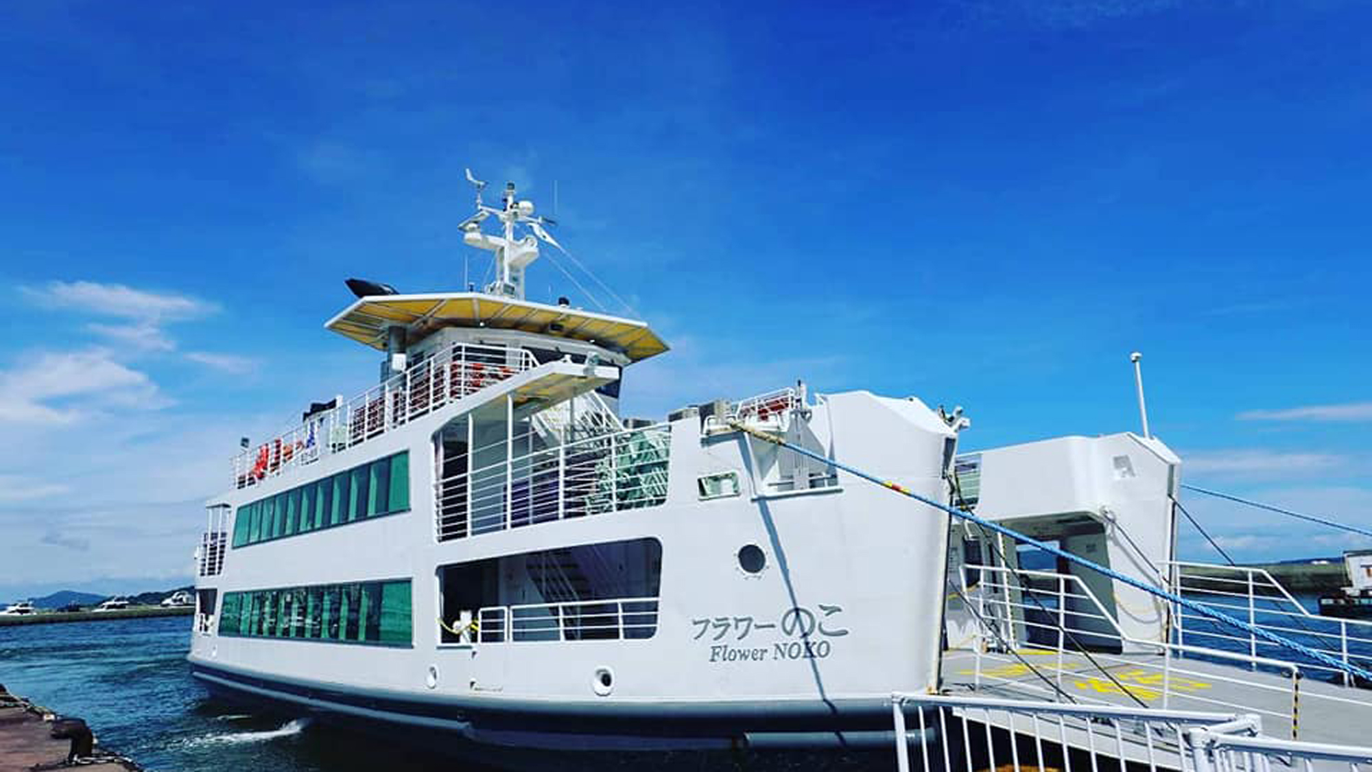 能古島までのフェリー