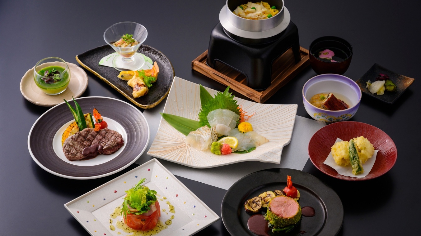 名物ひらめ料理や山口県の美味しい食材を楽しむ会席プラン！『華結プラン』