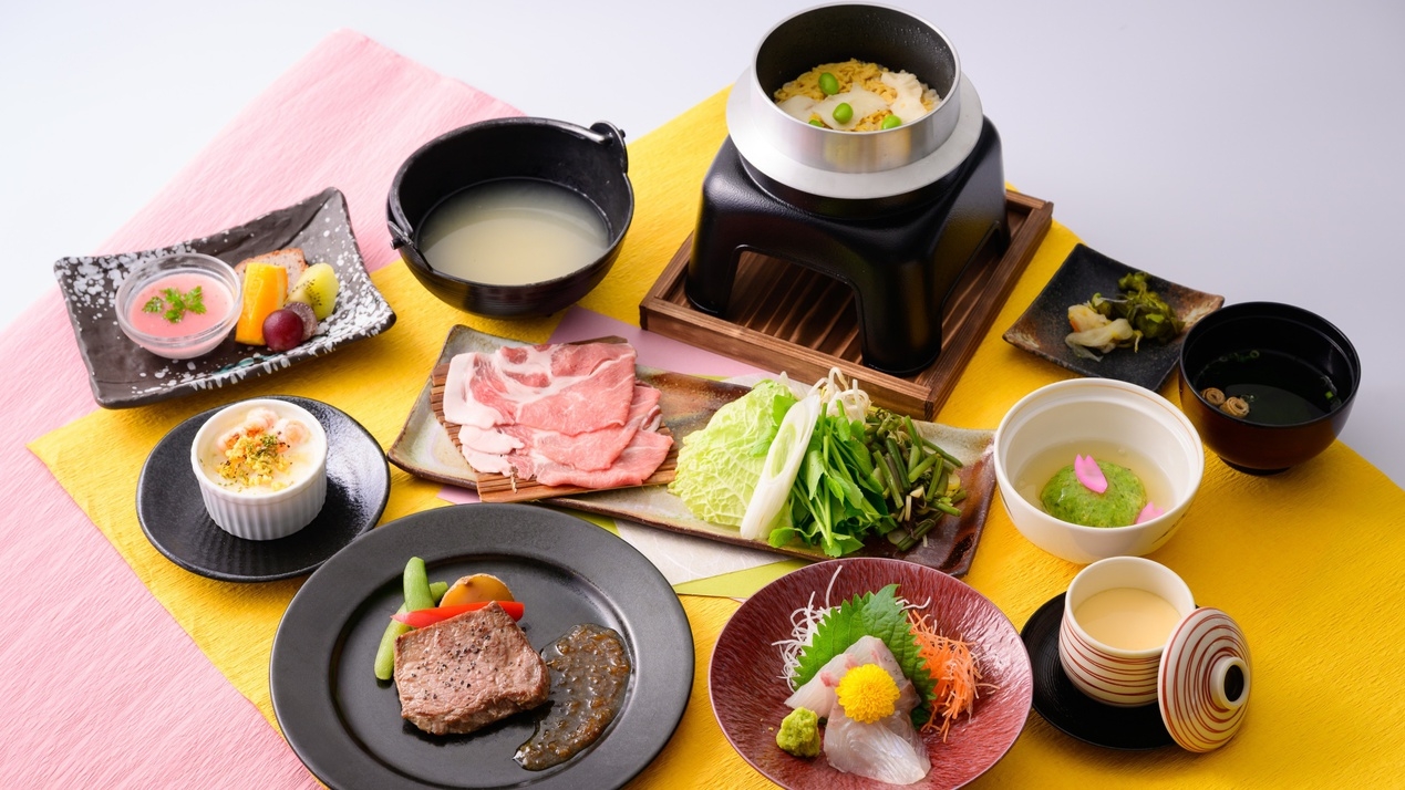大城のスタンダードプラン！夕食デザートバイキング、ソフトドリンク付き『彩りプラン』