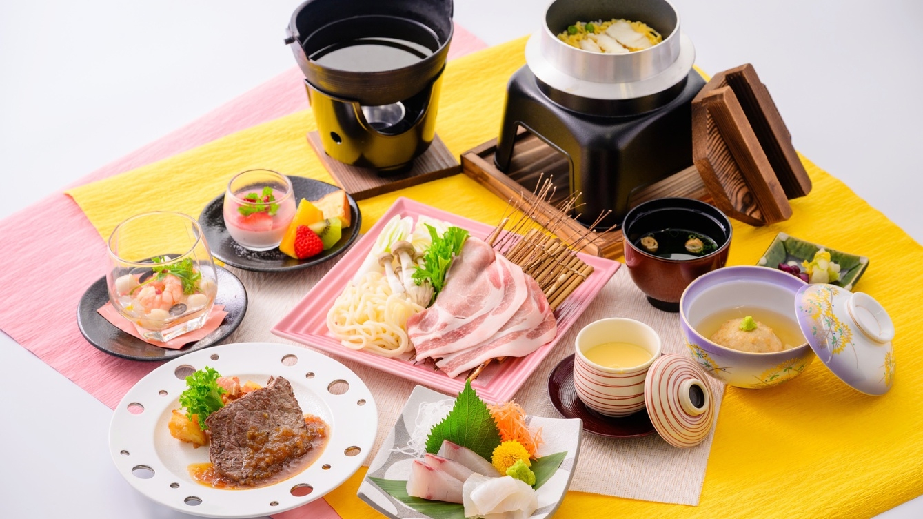 大城のスタンダードプラン！夕食デザートバイキング、ソフトドリンク付き『彩りプラン』