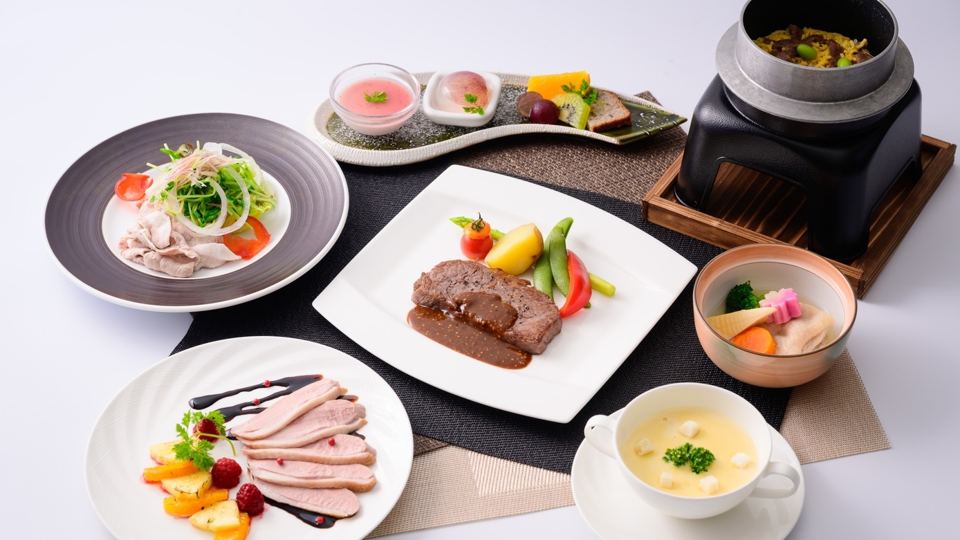 【お肉派の方へ】＜1泊2食＞自家製のポークや黒毛和牛を愉しむ／肉会席プラン