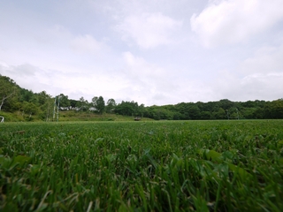 天然芝を完備!!夏はスポーツ合宿に最適!