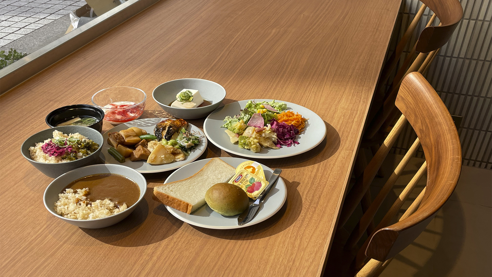 ■朝食バイキング