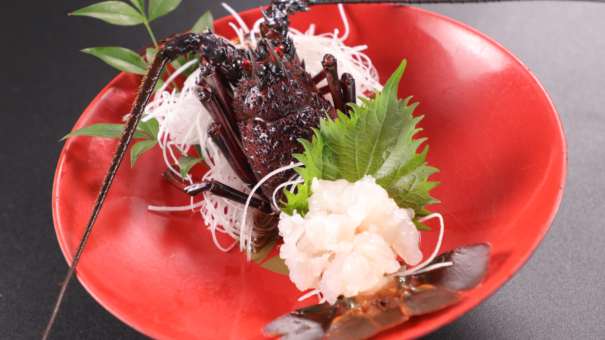 本場伊勢の伊勢海老を御造りで！ぷりっぷりで甘い伊勢海老をお愉しみください