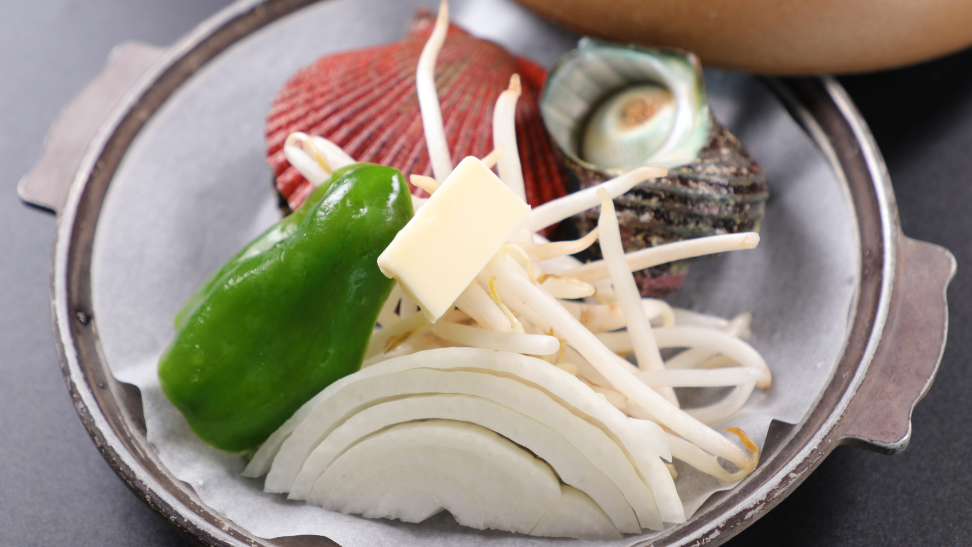 海鮮陶板焼き一例