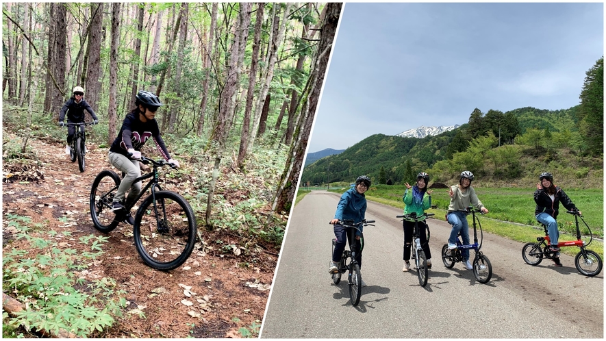 【おんたけ健康ラボ】森のMTB・レンタルサイクル