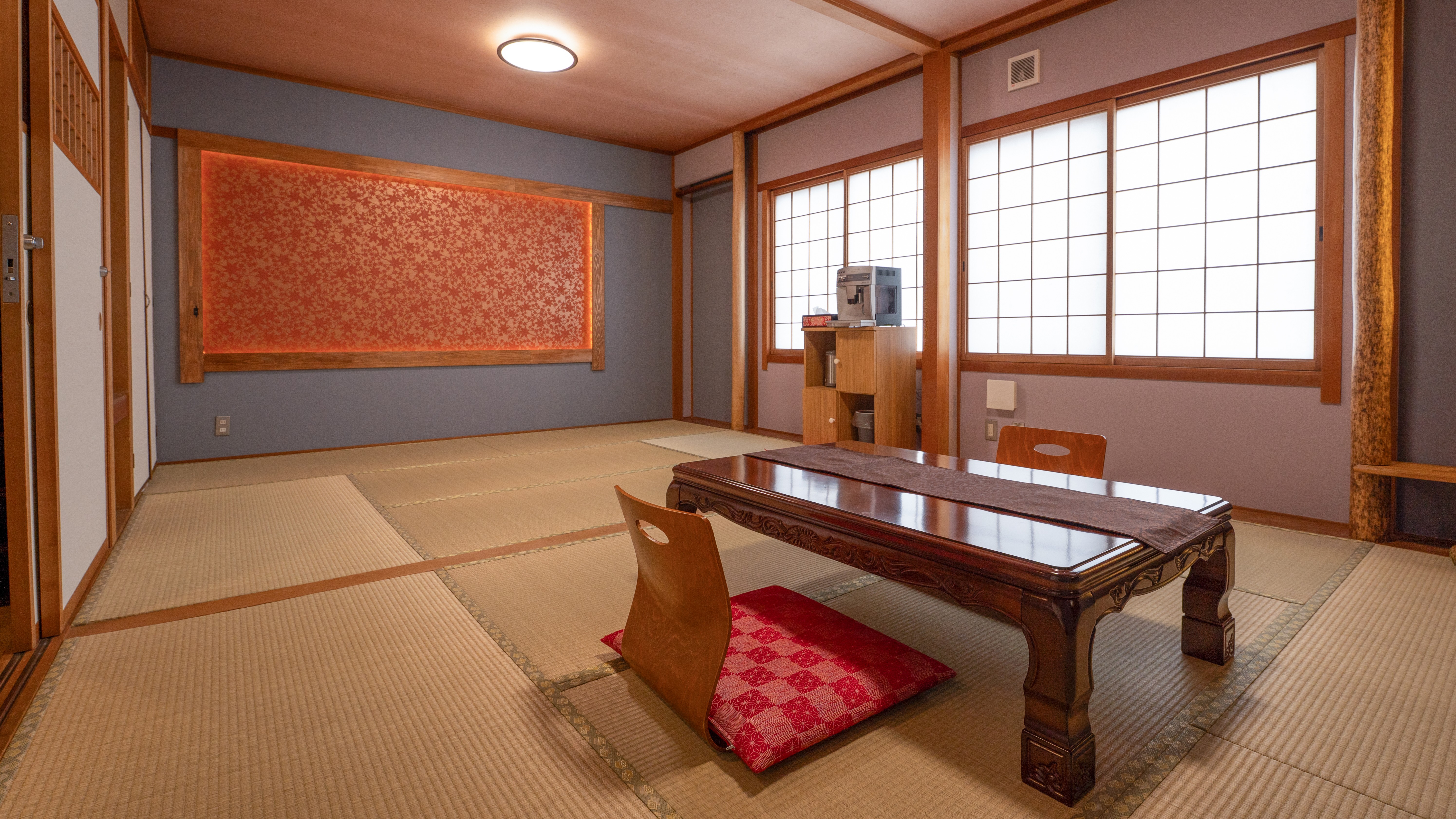 *【禁煙】＜3F 和室12畳＞広々としたお部屋にDeLonghi（デロンギ）コーヒーメーカーを設置