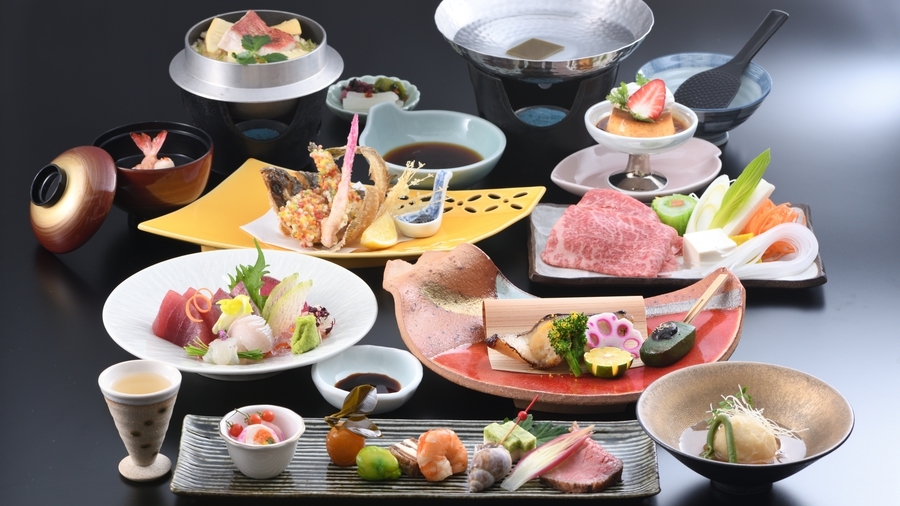 【1泊2食付】全室露天風呂付き！極上の温泉と豪華懐石を愉しむ