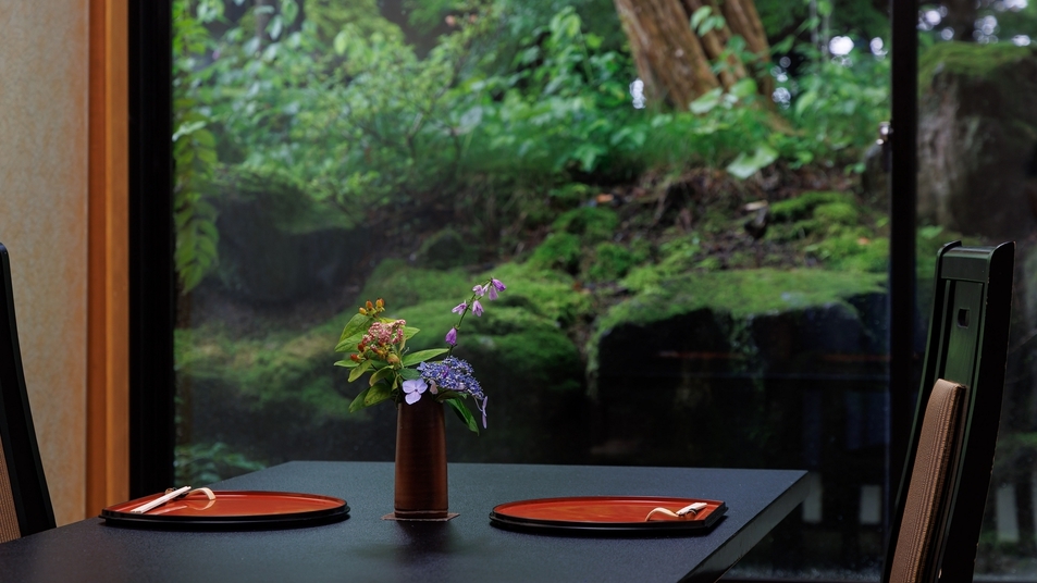 【個室食事処/季節の創作懐石】大切なひとときを深める、ゆったりとした滞在