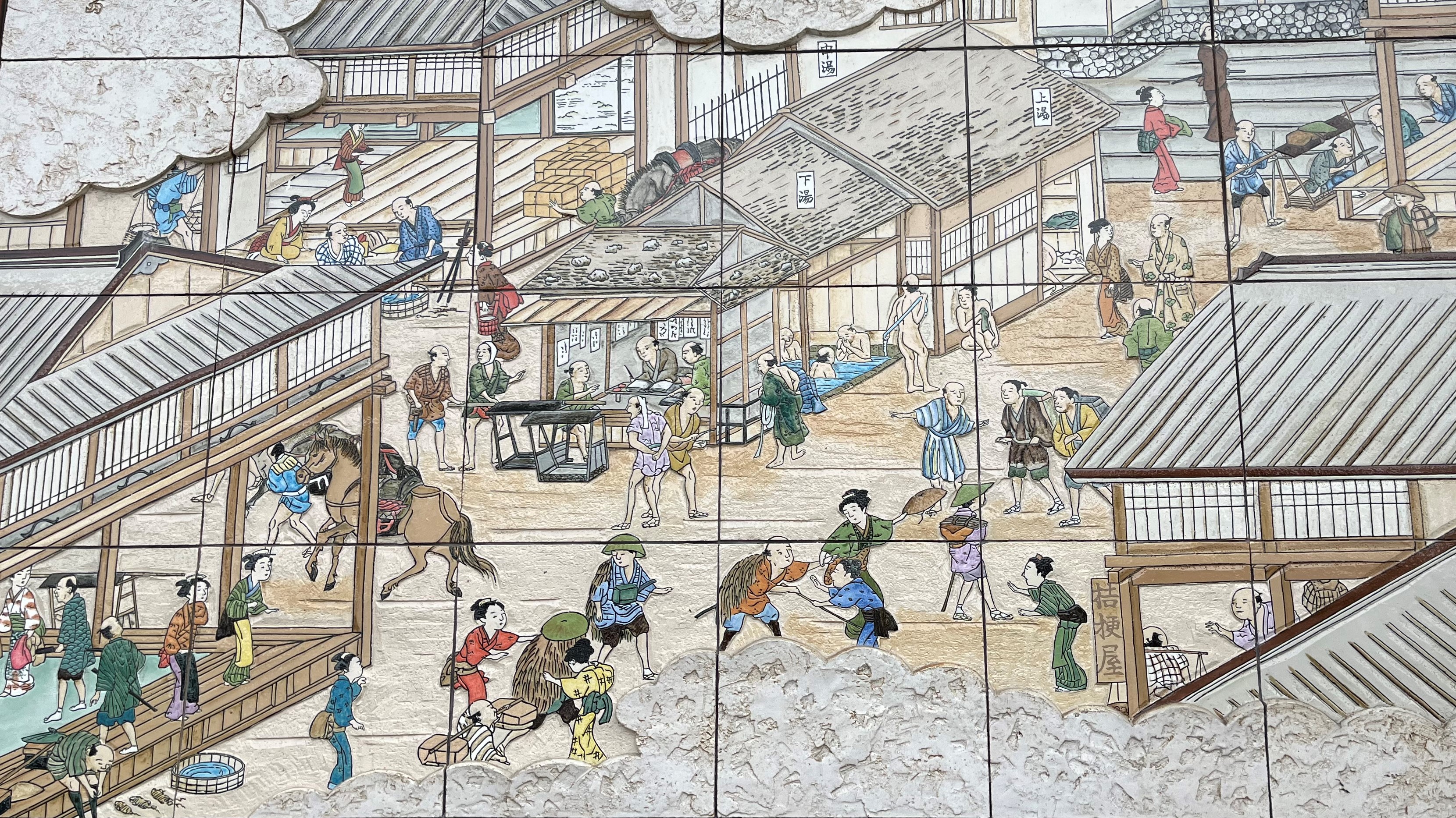 □下諏訪宿　江戸と京都を繋ぐ中山道と甲州街道が出会う宿場町　当時の宿場風情を今もなお残しています