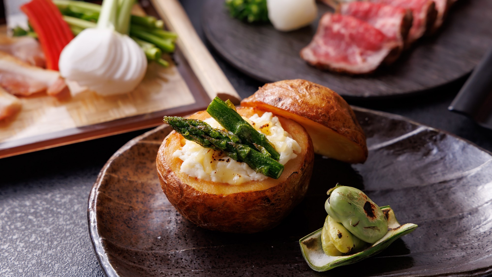 ■ご夕食「季節の懐石」　一例