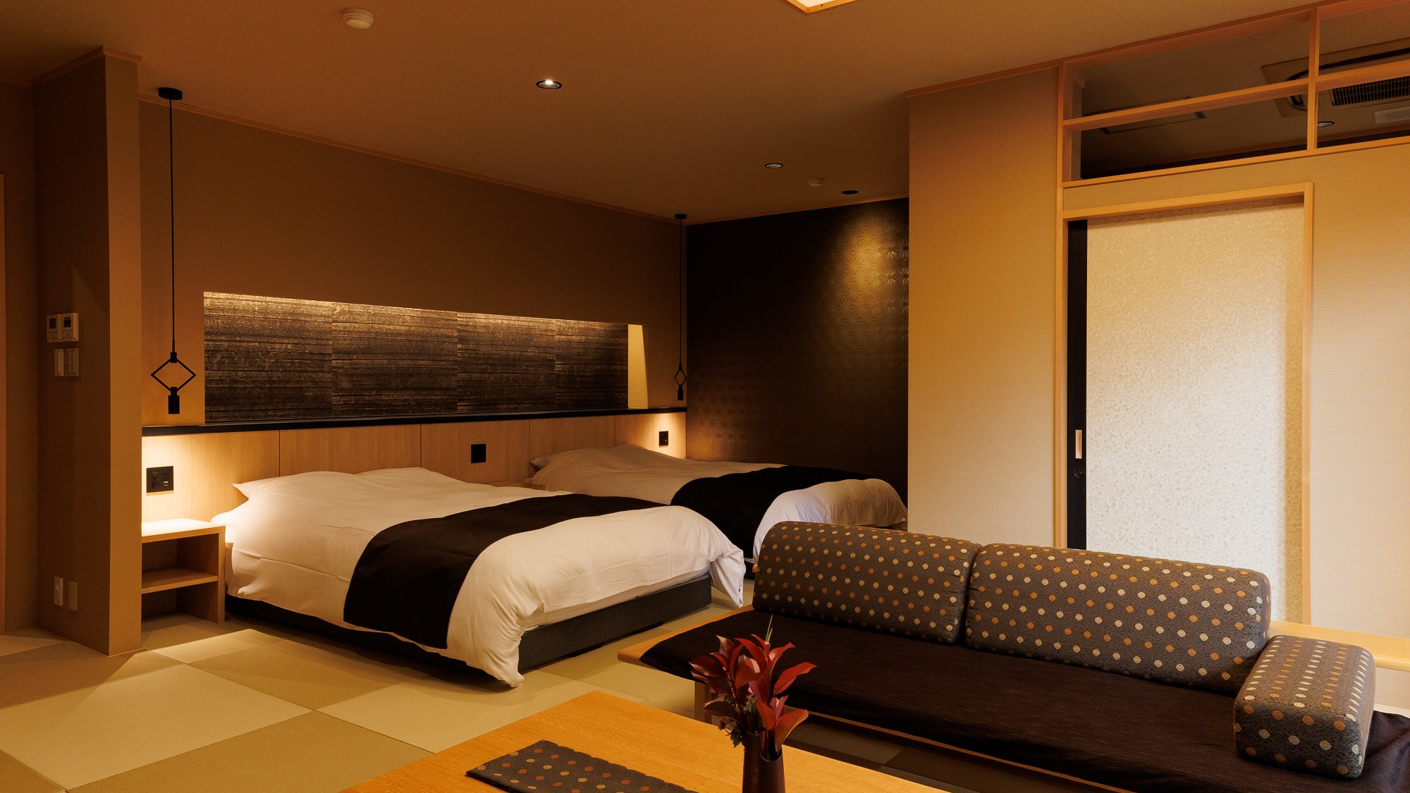 ■【半露天風呂付特別室　飛鳥】和モダンツイン