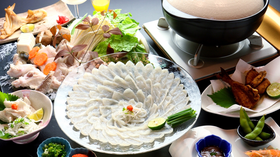 10/22〜12/28がお得！直前割◆日間賀島名物！ふぐスタンダードコース☆-渚nagisa-2食付