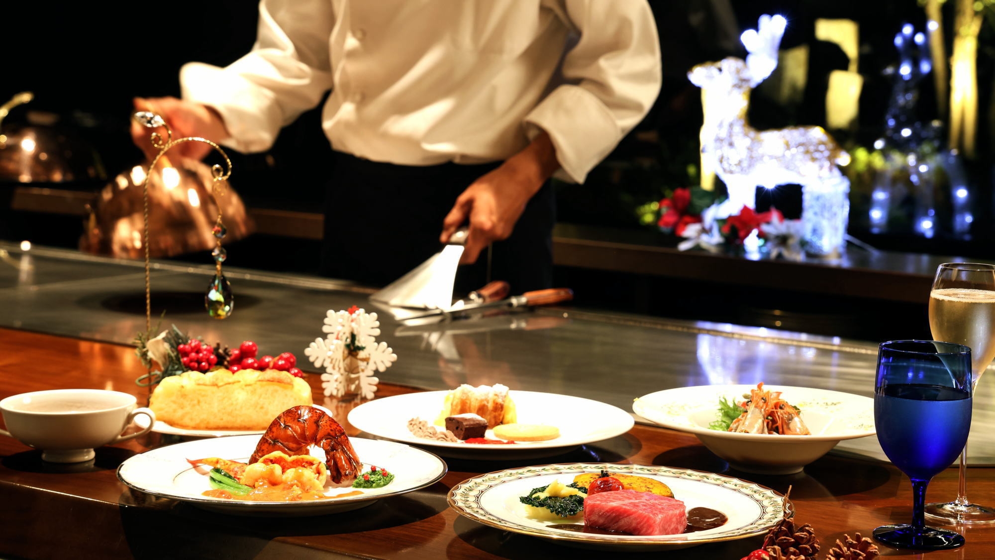 【１日３組限定】ご夕食はクリスマスウィーク限定の特別ディナーをご用意ーX’mas ディナーコースー