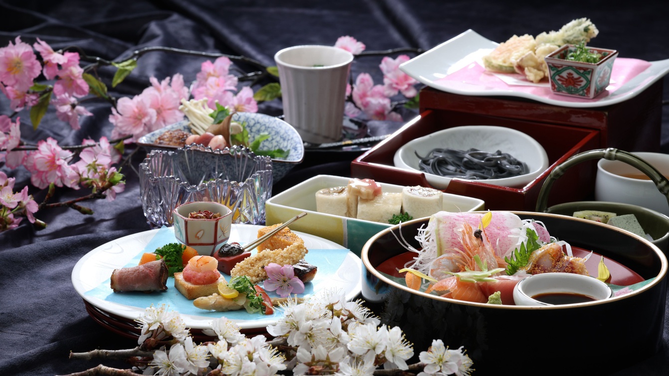  【１泊２食付】近江旬食材を味わう和会席 滋賀・琵琶湖の旬食材を堪能 ー橘会席ー