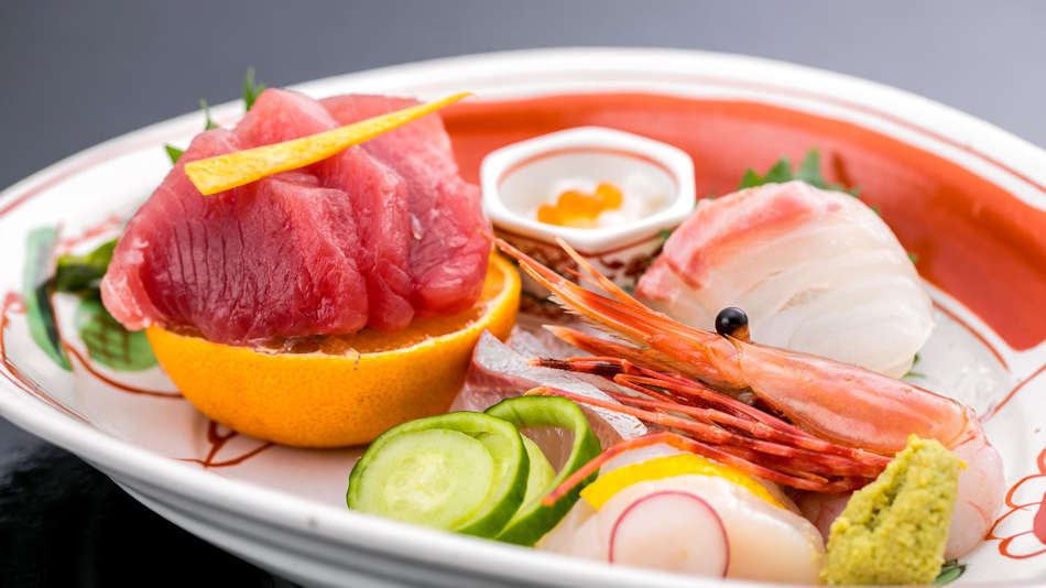 基本会席【夕食はお部屋食確約】（金目鯛・アジ・お肉料理）伊豆づくしプラン