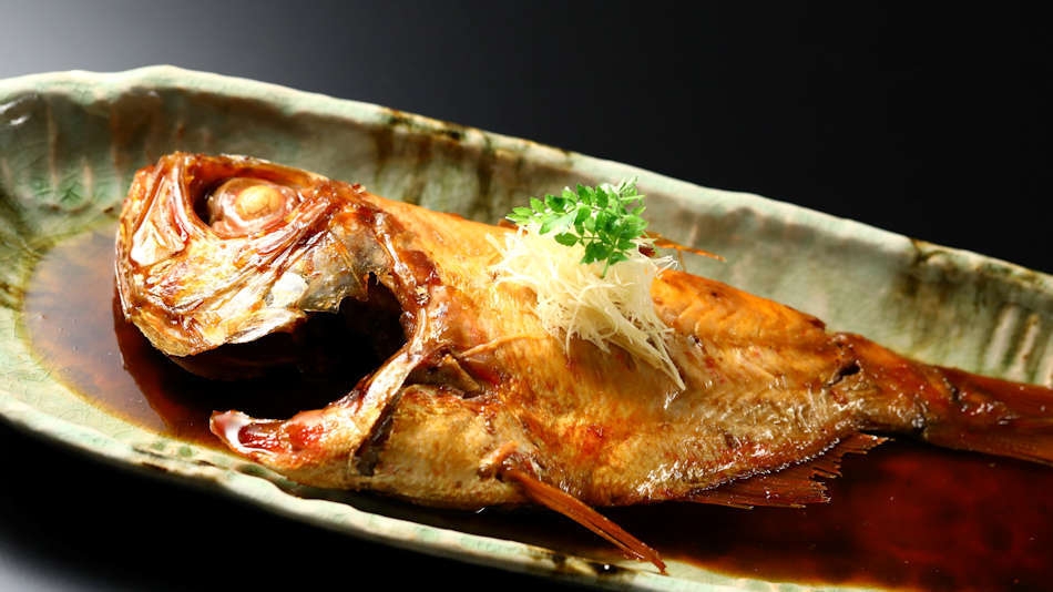 【アップグレード】【伊豆の味覚】【部屋食】【貸切風呂無料特典付】料理長自慢の金目鯛煮付けがついた会席