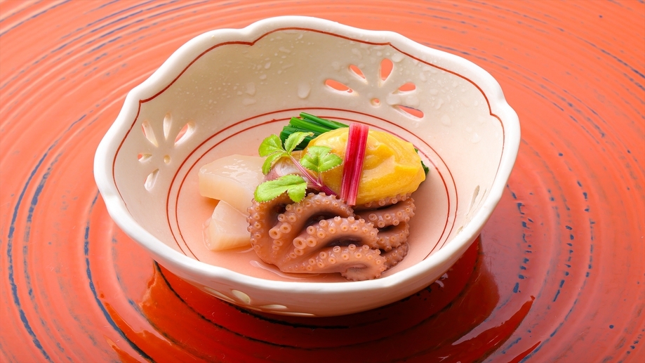 鹿鳴山荘(客室風呂付)指定《朝夕部屋食》板長おすすめの「グレードUP会席」（鹿鳴山荘基本会席）プラン