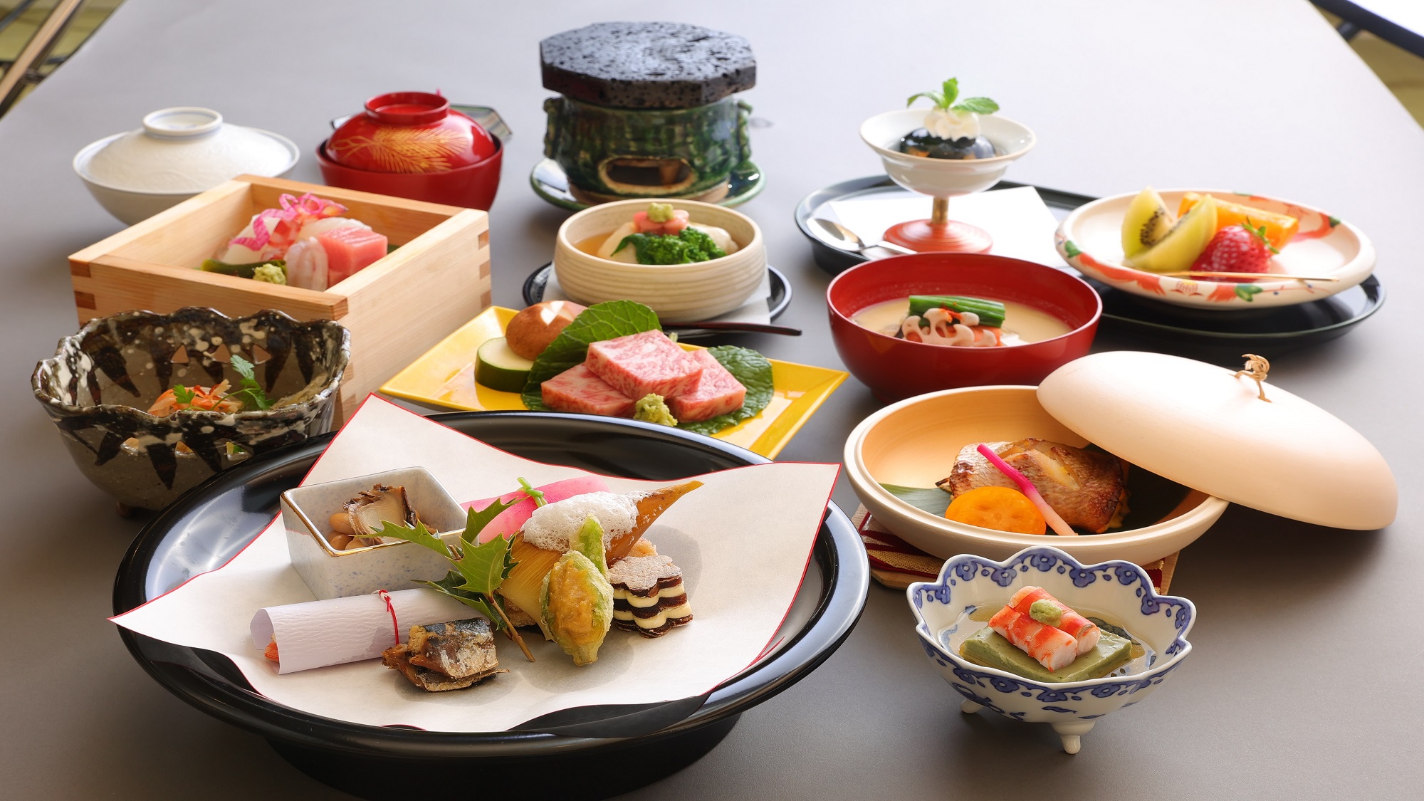 季節会席【冬】　会席料理の一例
