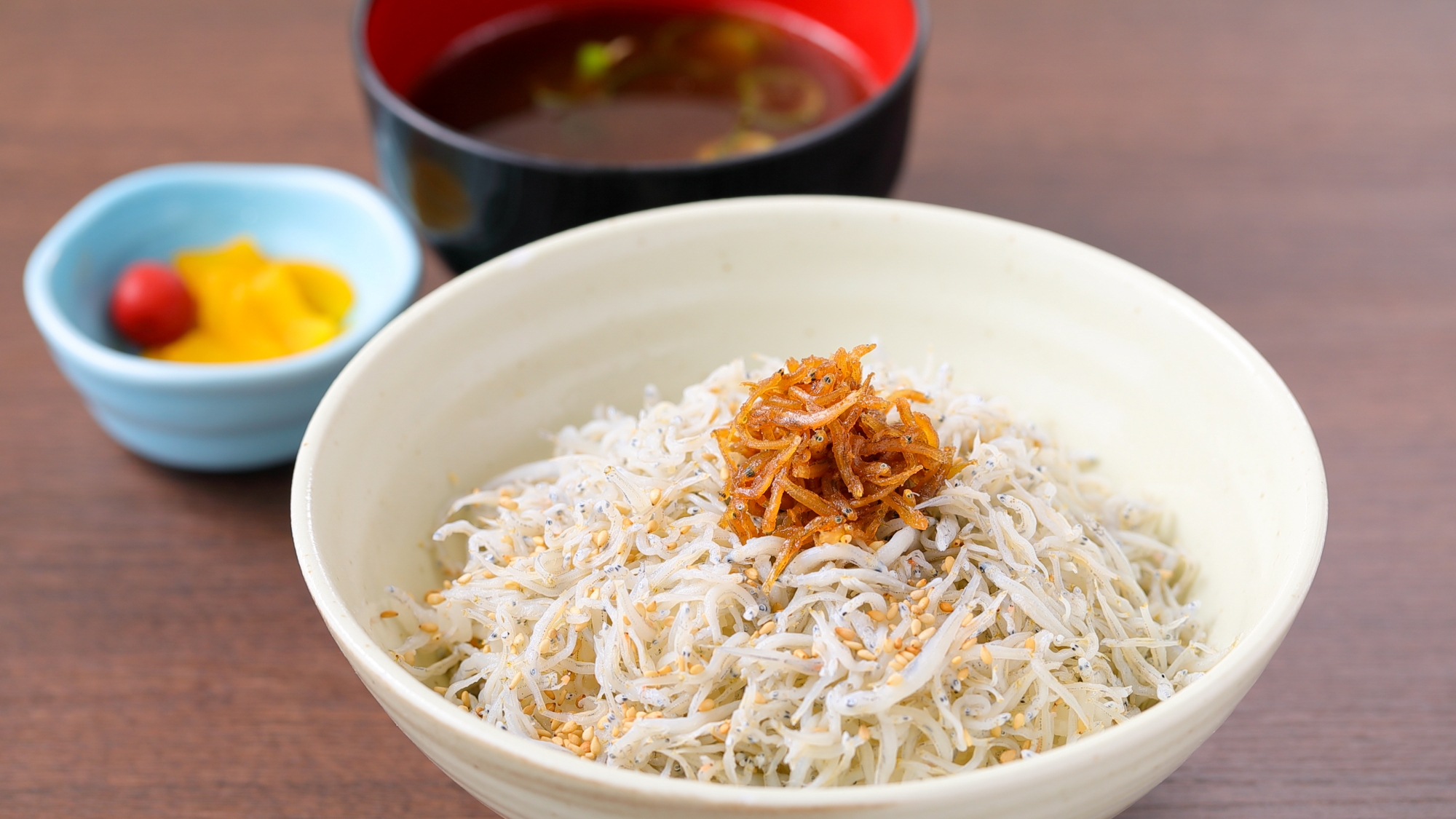 ＊（料理一例）シラスご飯 