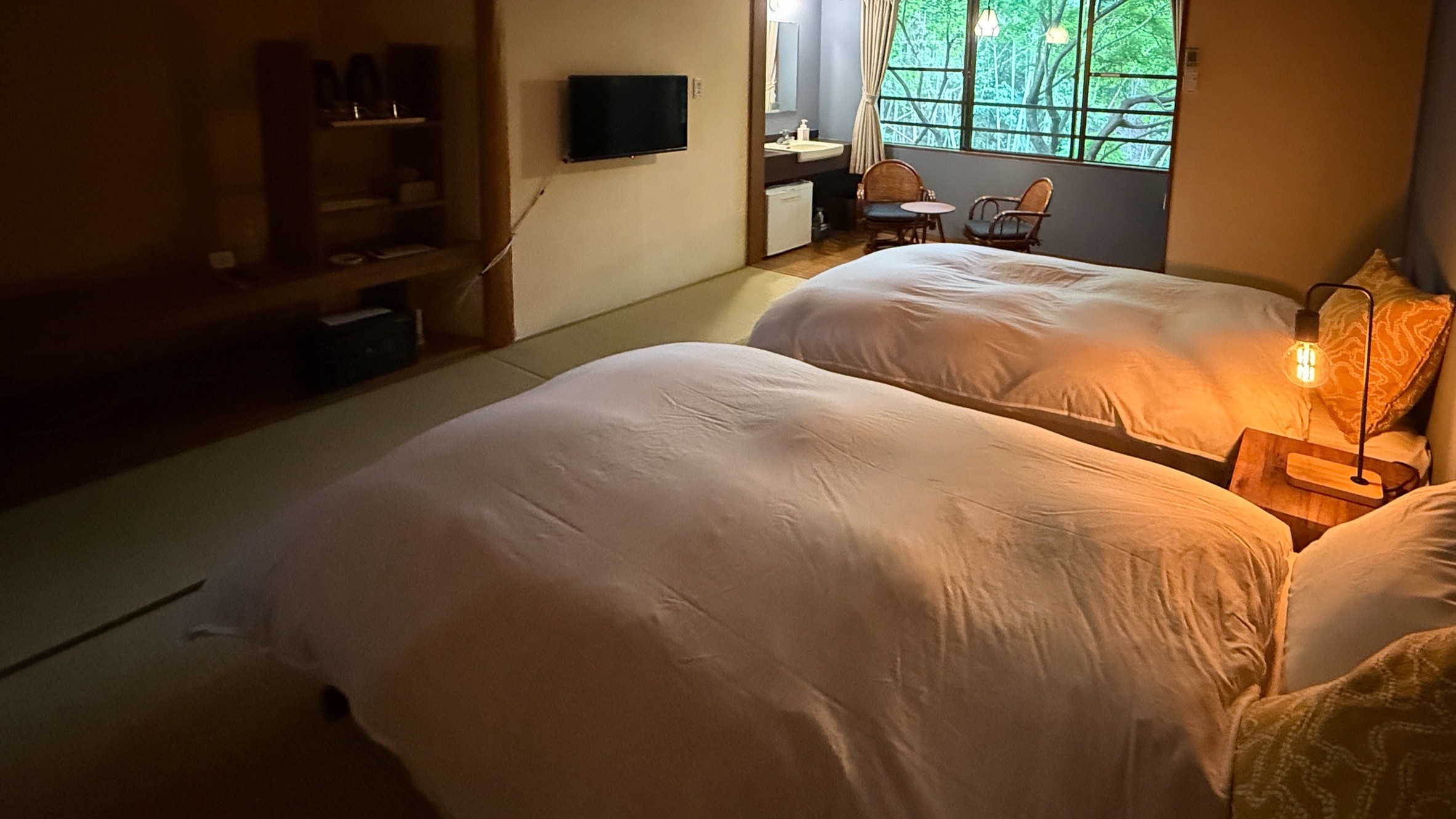 和風ベッドルーム８畳ツイン「錦」