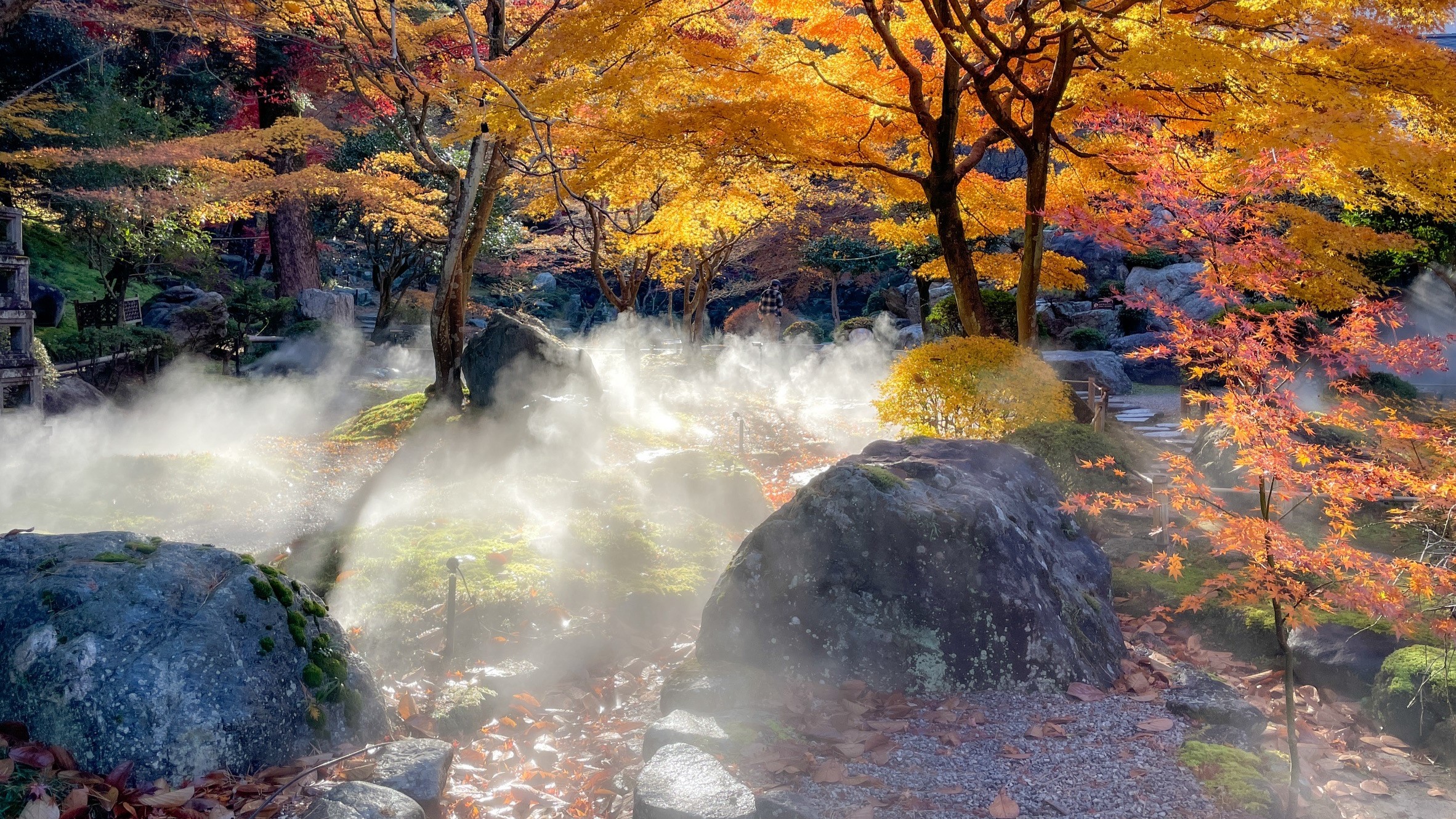 徳明園（高崎市）の紅葉