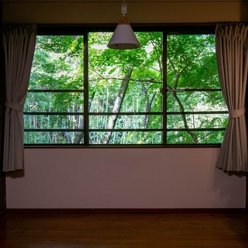 ★緑の季節、お部屋の窓からの景色に癒されて