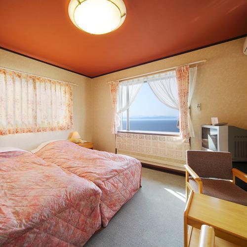 A room with a view of the popular 3rd floor sea and Mt. Fuji (example)