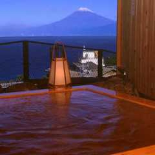 【富士の湯】富士山一望の６つの露天は２４時間貸切無料