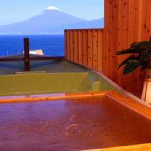 【マリンボート】富士山一望の６つの露天は２４時間貸切無料