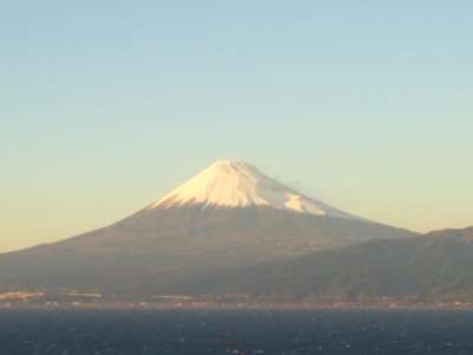 秋から冬にかけての富士山