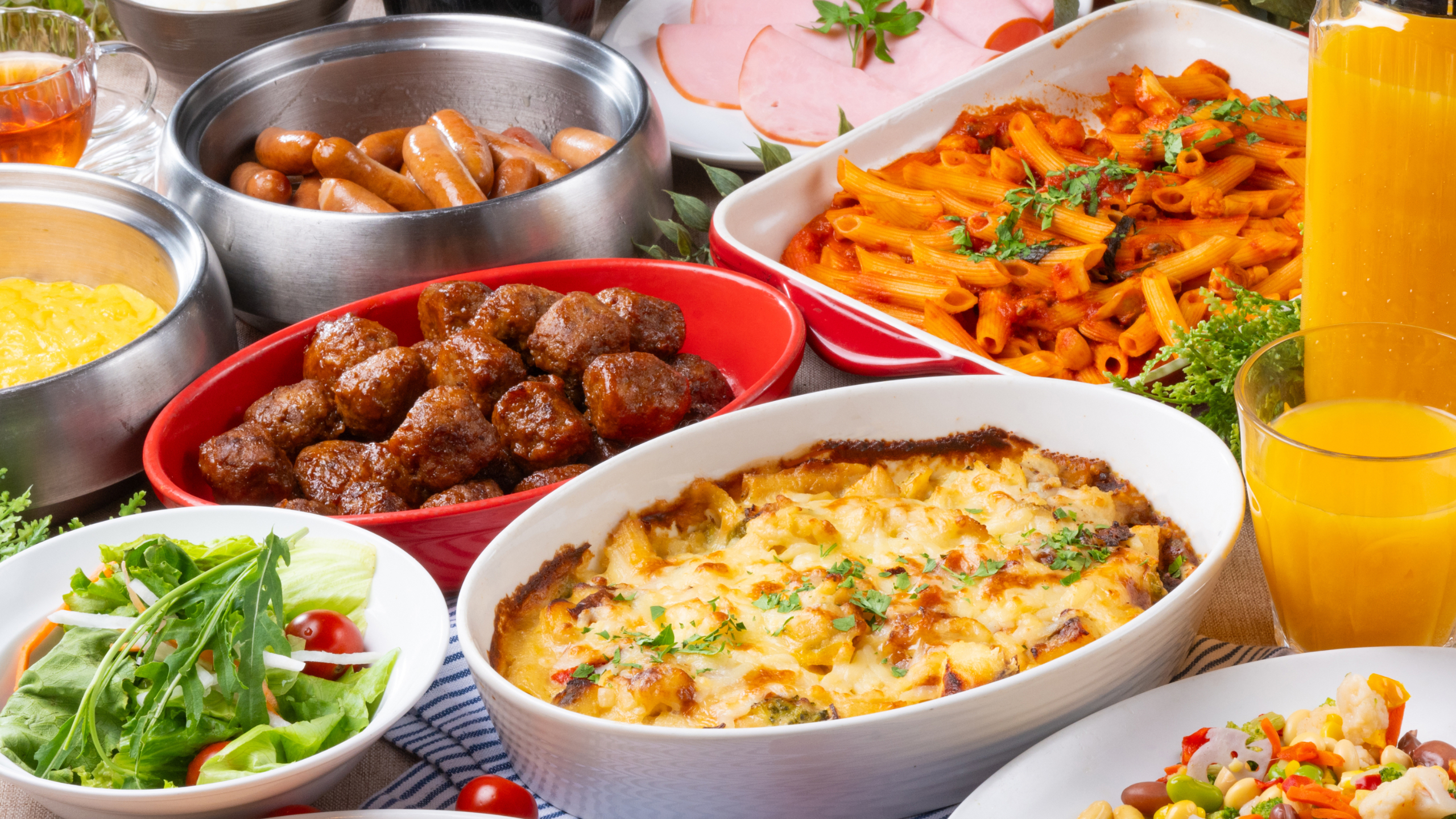 朝食バイキングメニュー例