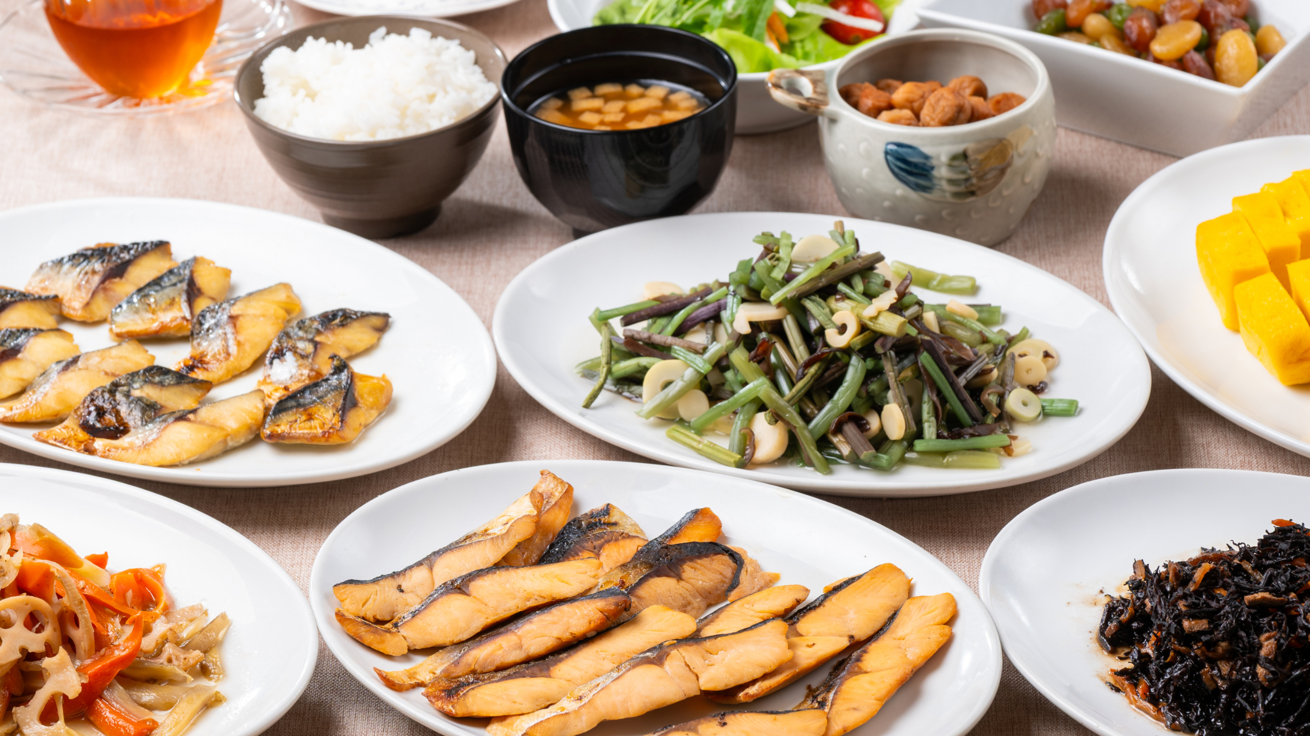 朝食バイキングメニュー例