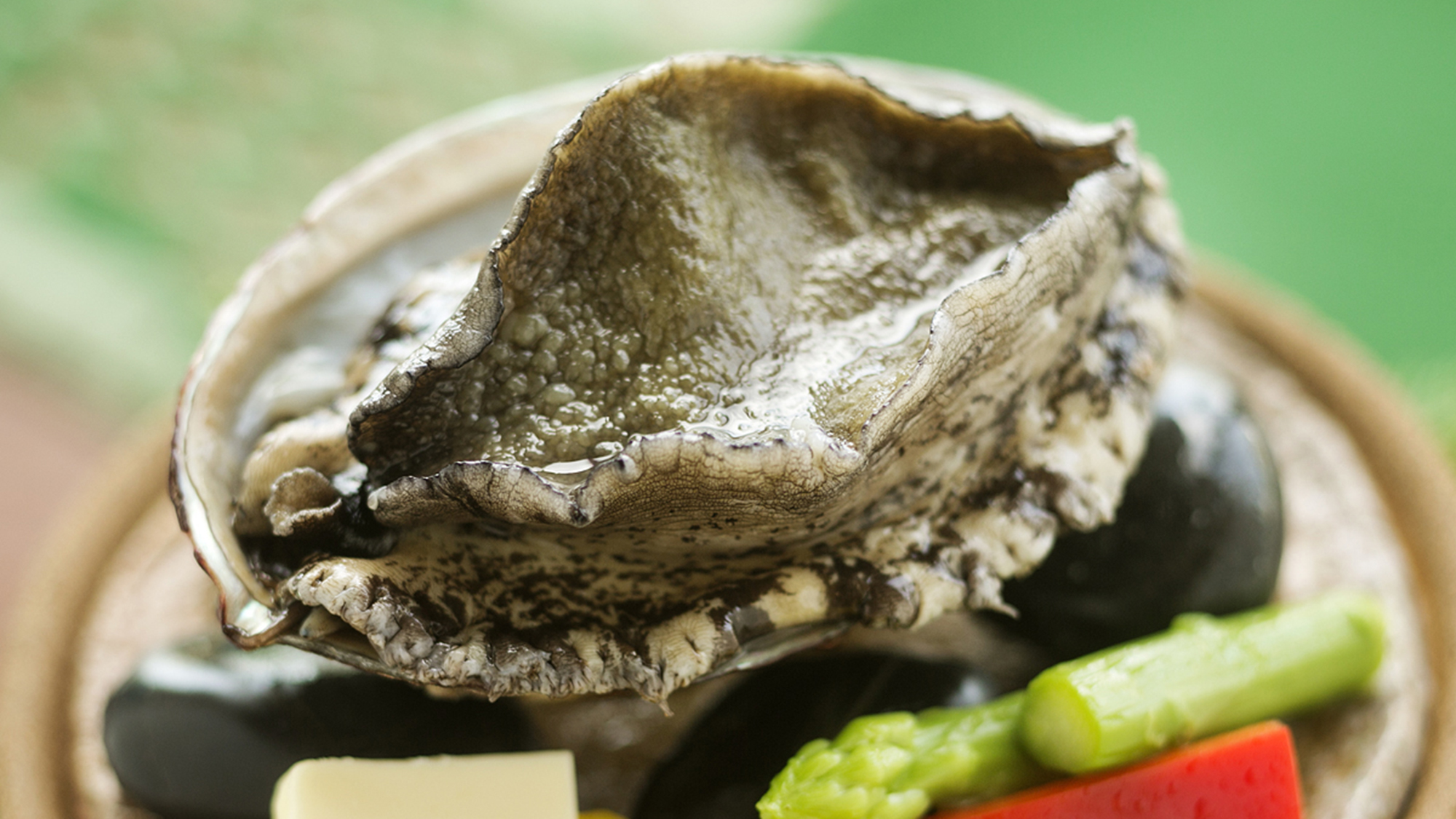 【アワビの踊り焼き】